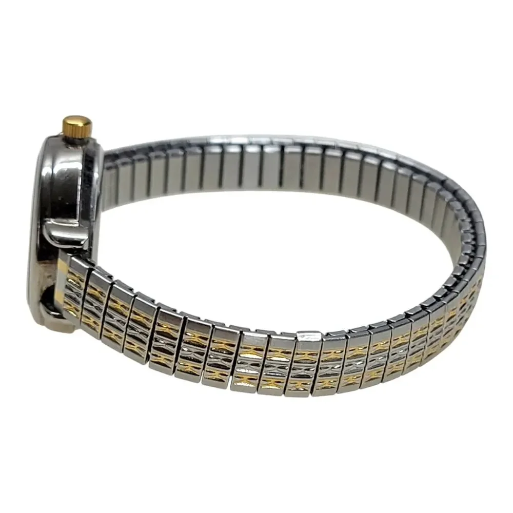 Carriage by Timex Womens Watch Indiglo Two Tone Expansion Band Quartz